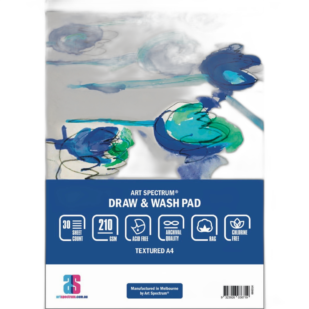 Art Spectrum Draw and Wash Pad 210gsm Textured
