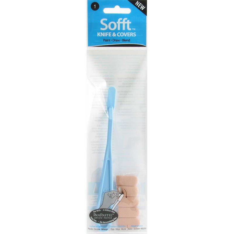 PANPASTEL SOFFT TOOL - Knife and Covers No.1 Round