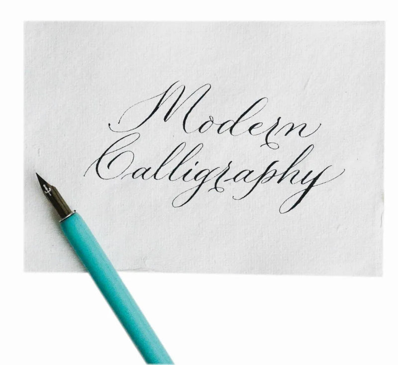 Manuscript Modern Calligraphy Oblique Rainbow Set