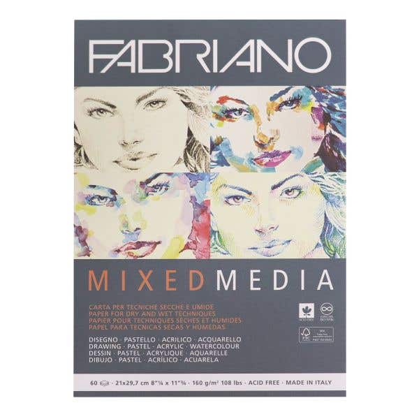 Fabriano Mixed Media Pad 160gsm 60 sheets