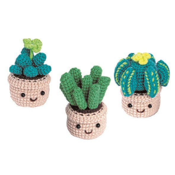 Cozy Craft Crochet Kit - Potted Cactus