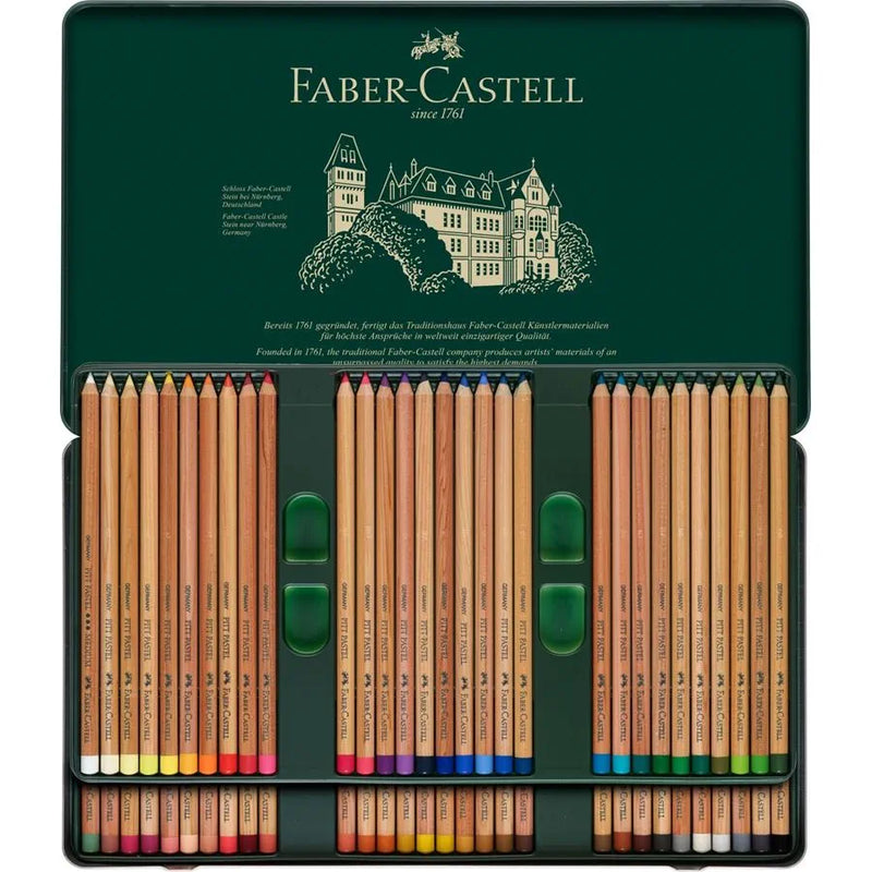 Faber-Castell Pitt Pastel Pencil Assorted Tin of 60