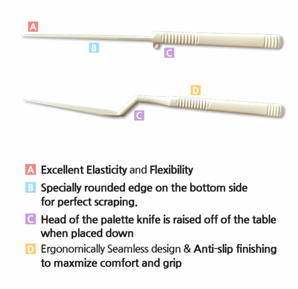 Mungyo Plastic Palette Knife Set 6 Standard