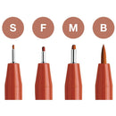 Faber-Castell Pitt Artist Pen set of 4 assorted nibs - Sanguine