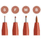 Faber-Castell Pitt Artist Pen set of 4 assorted nibs - Sanguine
