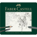 Faber-Castell Pitt Mixed Media Assorted Graphite Tin of 19
