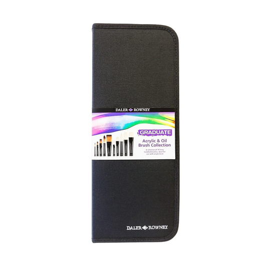 Graduate Brush Set in Case - 10 x Long Handle Default Title