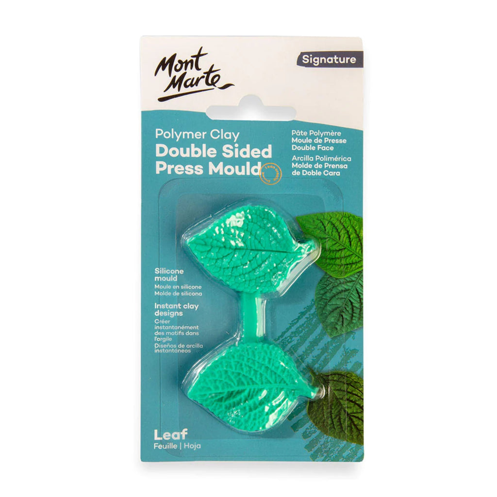 Mont Marte Polymer Press Mould Leaf Art Shed Brisbane