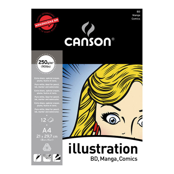 Canson Illustration Paper Pad 250gsm