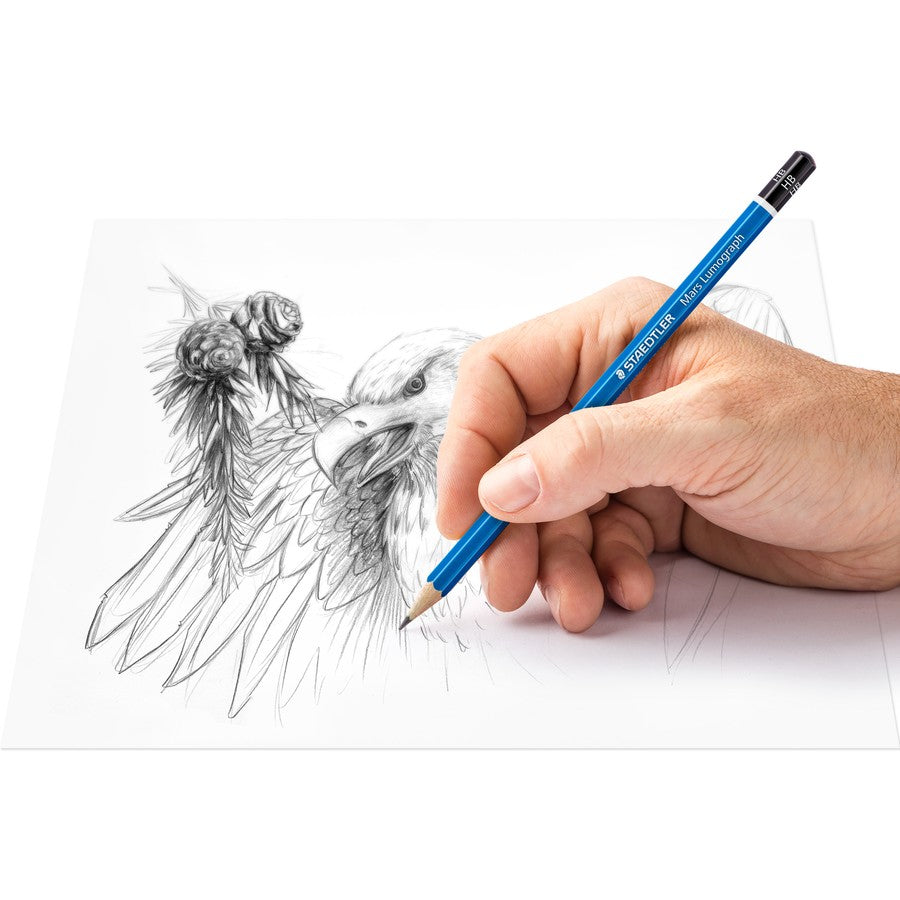 Staedtler Mars Lumograph Sketching Set 6 pce + additions image 3