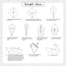 Origami Paper 15 x 15cm - Circles and Squares