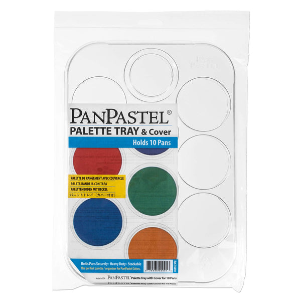 PANPASTEL PALETTE/TRAY w/LID - for 10 COLOURS