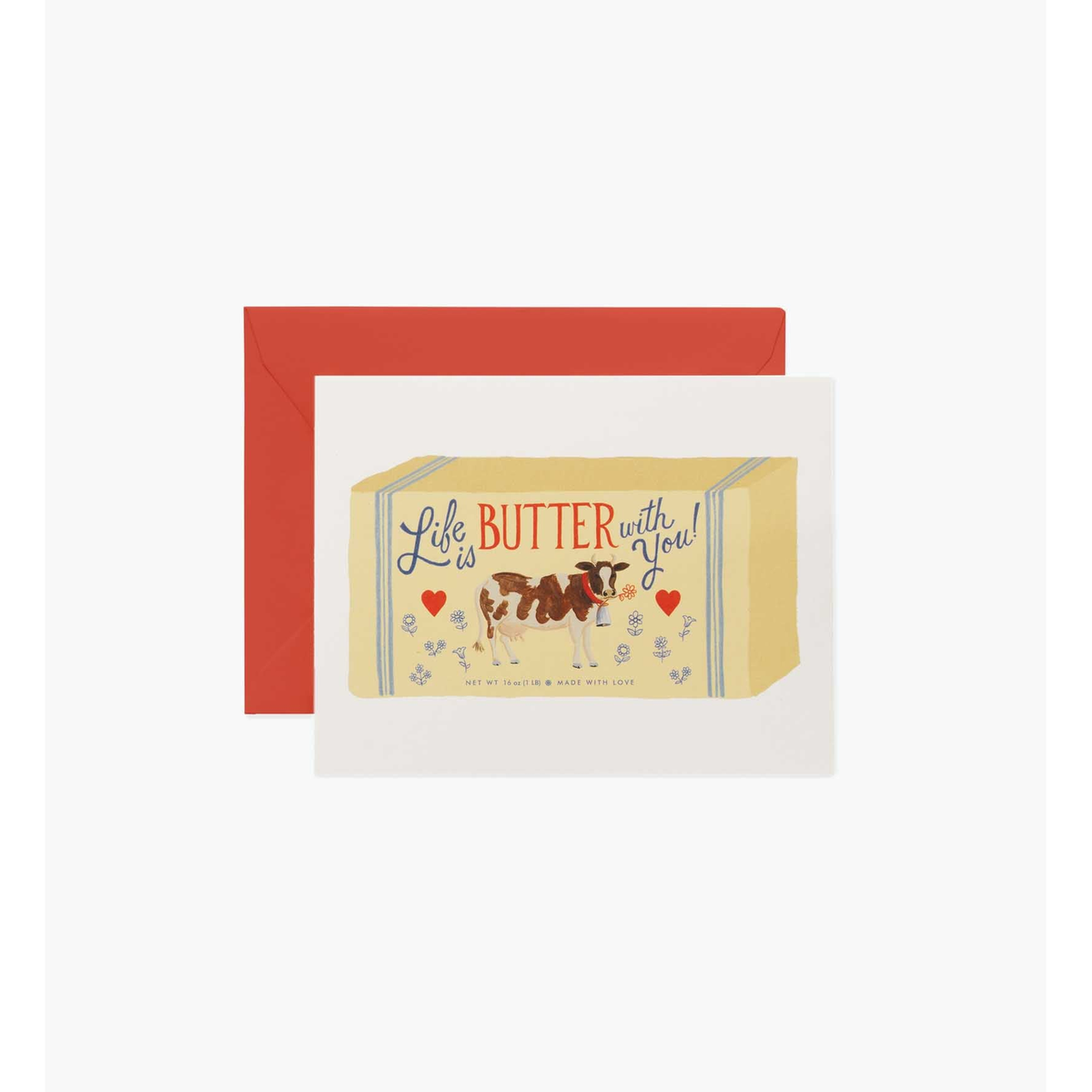Rifle Paper Co - Single Card - Life is Butter With You