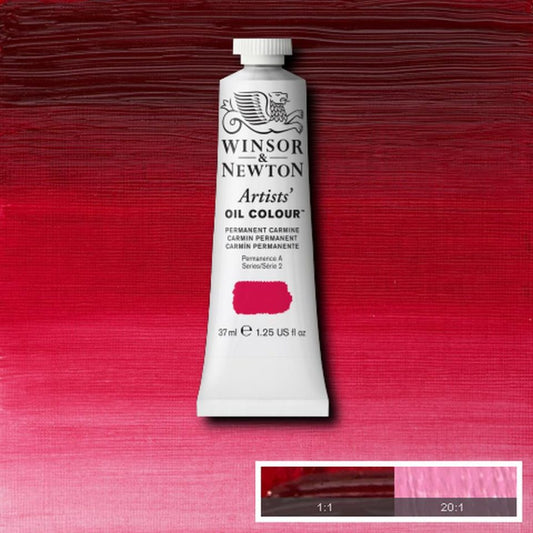 Winsor and Newton Artists Oil Colour 37ml S2 Permanent Carmine