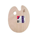 Mont Marte Traditional Oval Wood Palette 30x38cm