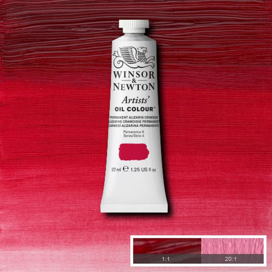 Winsor and Newton Artists Oil Colour 37ml S4 Permanent Alizarin Crimson