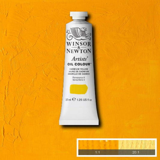 Winsor and Newton Artists Oil Colour 37ml S4 Cadmium Yellow