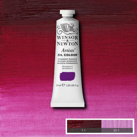 Winsor and Newton Artists Oil Colour 37ml S2 Permanent Magenta