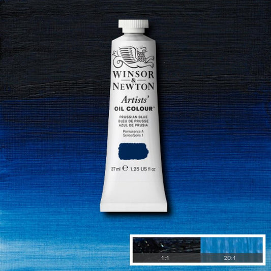 Winsor and Newton Artists Oil Colour 37ml S1 PRUSSIAN BLUE
