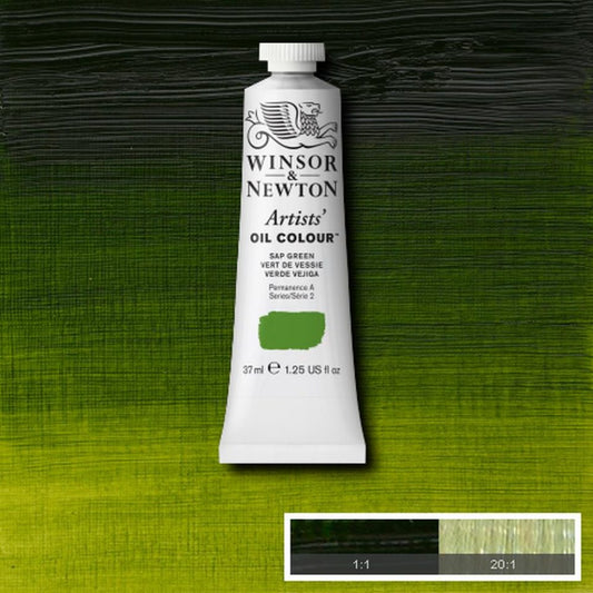Winsor and Newton Artists Oil Colour 37ml S2 SAP GREEN