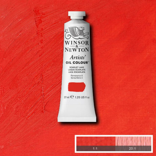 Winsor and Newton Artists Oil Colour 37ml S2 Scarlet Lake