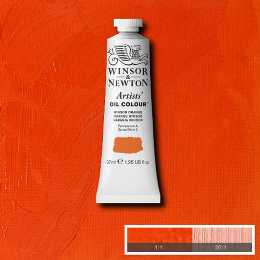 Winsor and Newton Artists Oil Colour 37ml S2 Winsor Orange