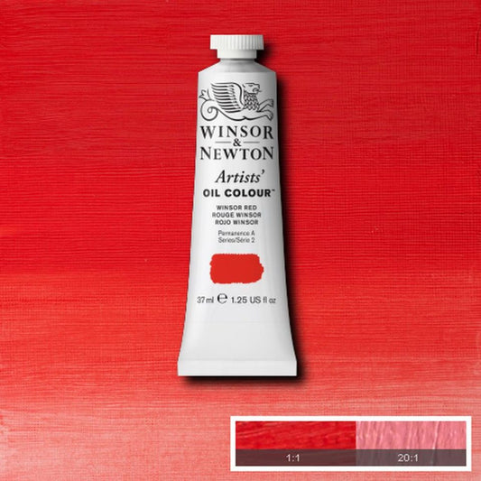 Winsor and Newton Artists Oil Colour 37ml S2 Winsor Red