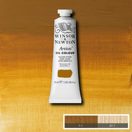 Winsor and Newton Artists Oil Colour 37ml S1 Yellow Ochre