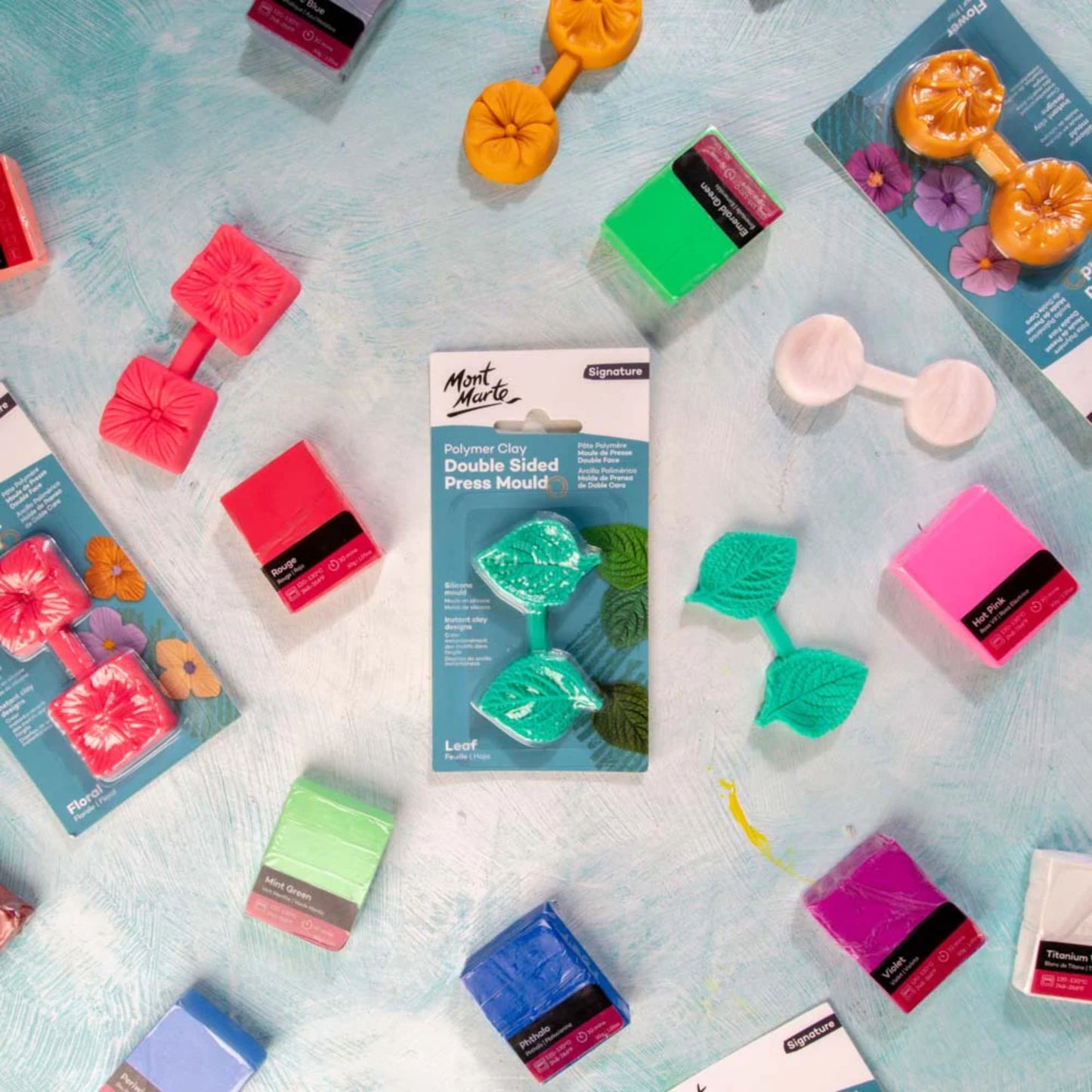 Mont Marte Polymer Press Mould - Leaf image 9