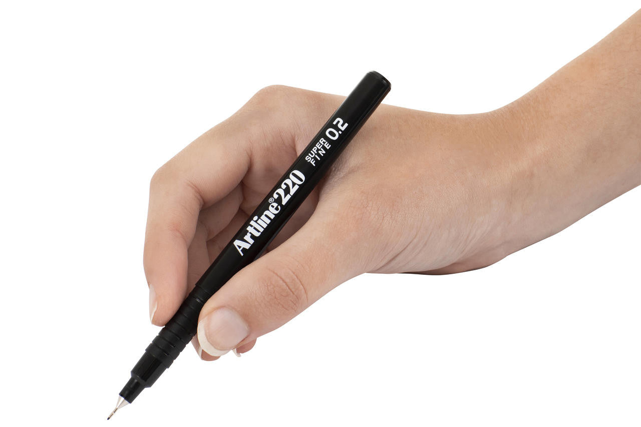 ARTLINE 220 FINELINER PEN 0.2MM BLACK image 3