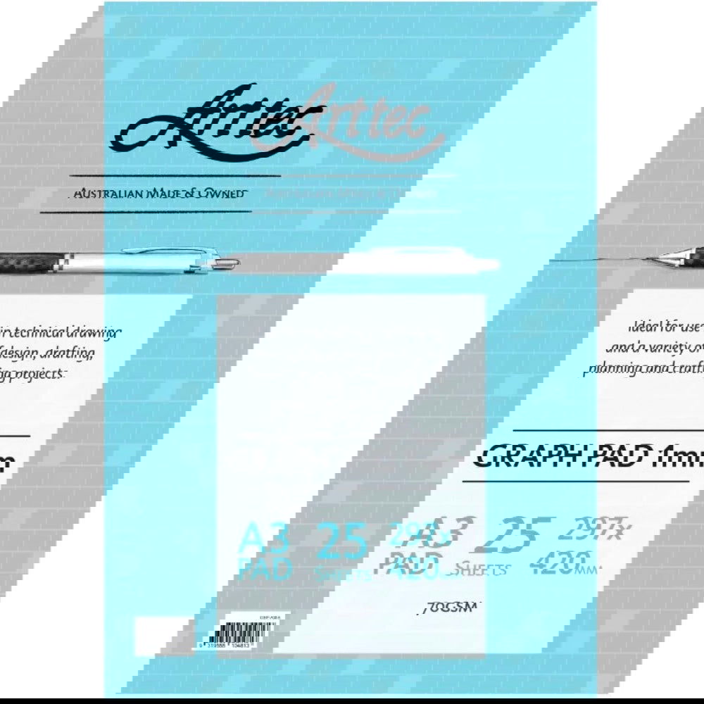 ARTTEC Graph Pad 1mm A3