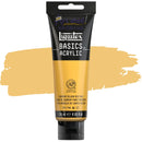 Photo of Liquitex BASICS Acrylic 118ml in colour Cadmium Yellow Deep, sold by Art Shed Brisbane.