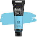 Photo of Liquitex BASICS Acrylic 118ml in colour Light Blue Permanent, sold by Art Shed Brisbane.