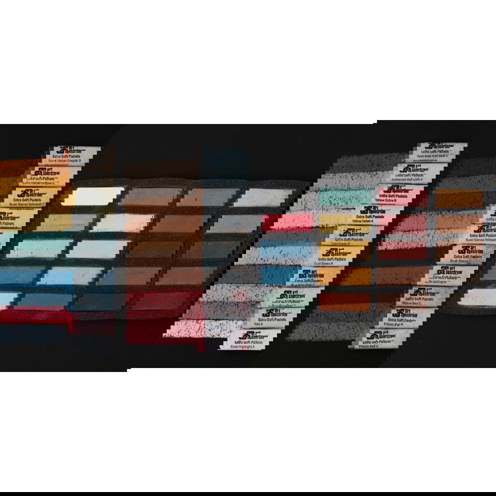 AS Extra Soft Square Pastels Box of 20 - Portrait