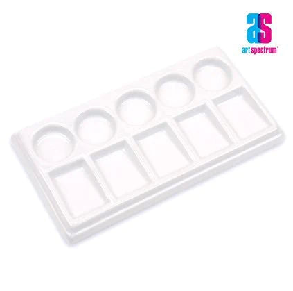 AS Glazed Porcelain Slant Palette 10.8 x 19cm Default Title