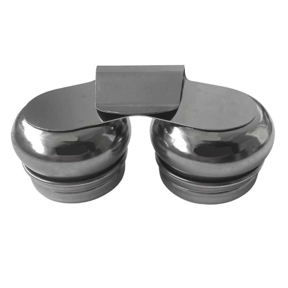 AS Stainless Steel Double Dipper 2 Well 4.5cm 30ml