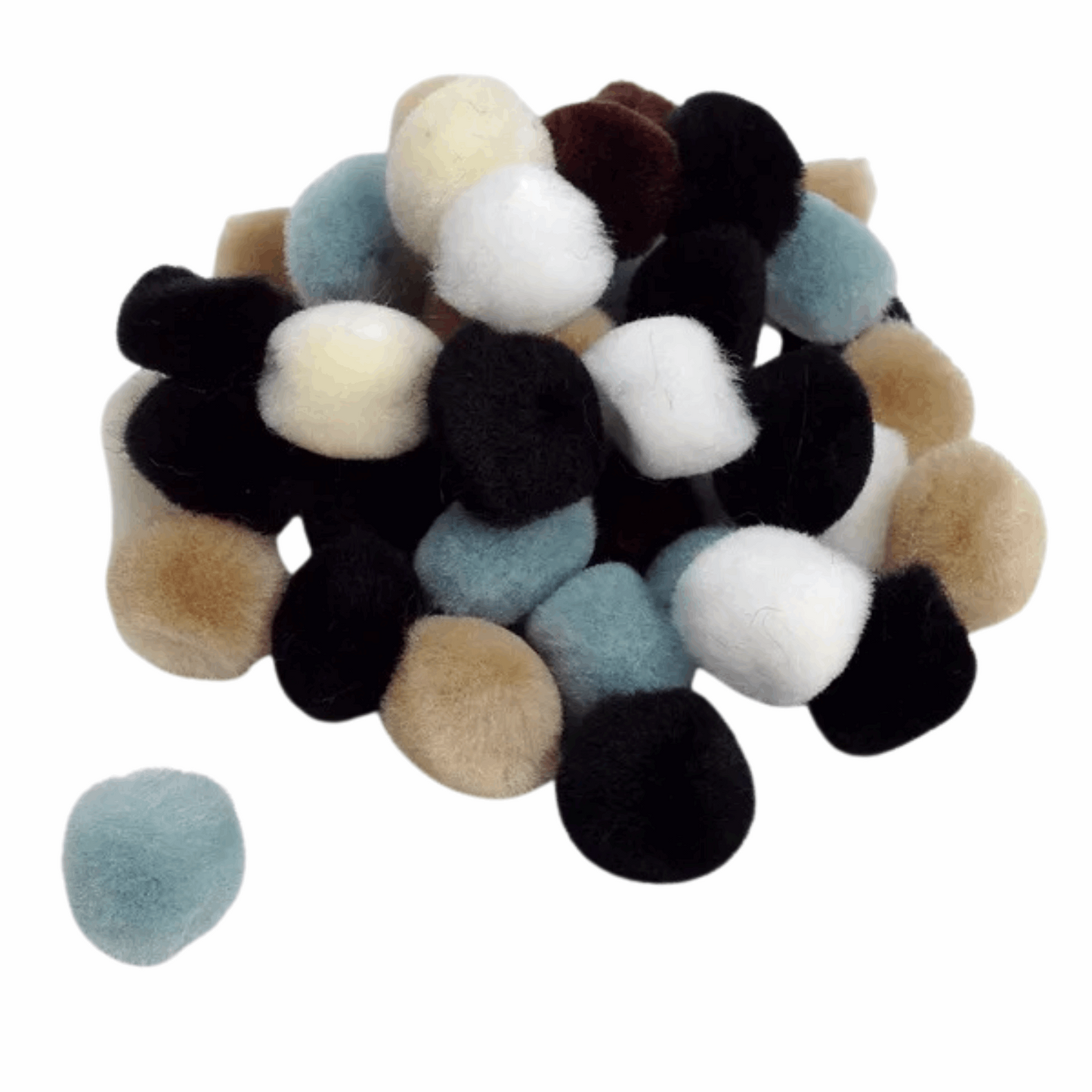 Arbee Pom Poms 13mm Winter Mix Pkt 50 Default Title