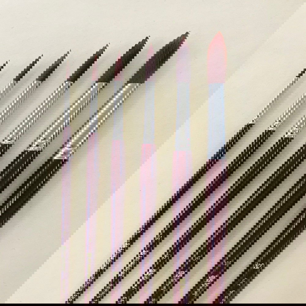 Art Spectrum BRUSH 1500 Maroon SYNTHETIC ROUND