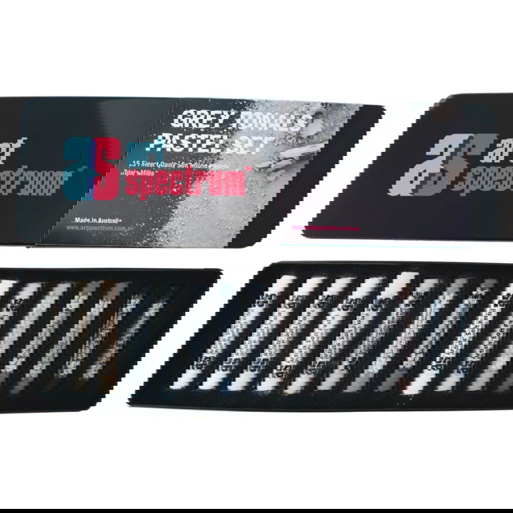 Art Spectrum Soft Round PASTEL Box of 15 - Grey Tonal Default Title