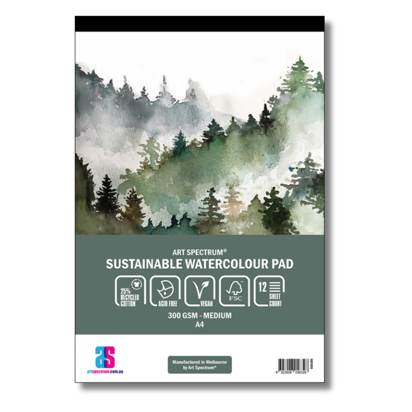 Art Spectrum Sustainable Watercolour Pad 300gsm image 1