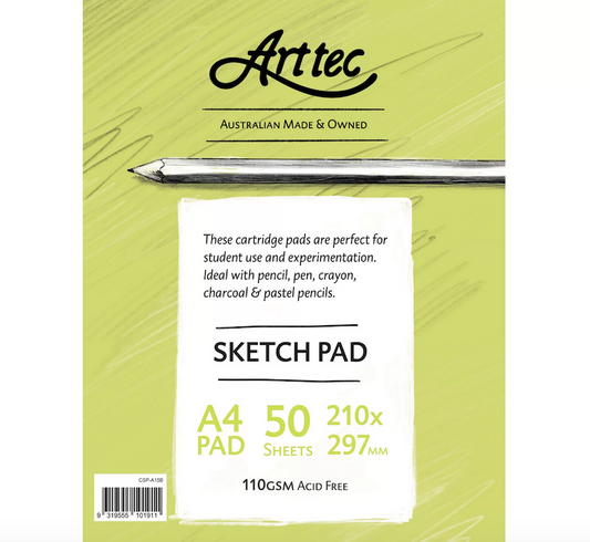 Arttec Cartridge Sketch Pad 110gsm 50sht image 1