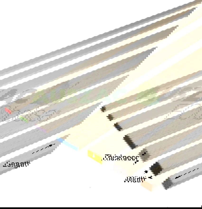 Auszac Balsa RECTANGLE 915mm Length image 1