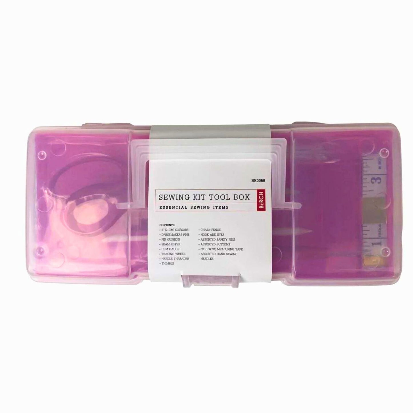 Birch Sewing Kit Tool Box - Pink