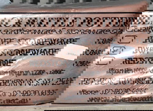 Blackwattle BWF Stoneware Clay 10kg