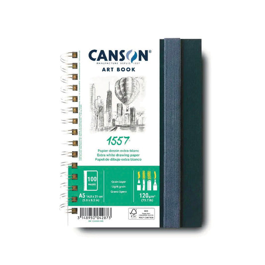 Canson Prof Book 120 Pro 1557 Portrait 50sht A5 Default Title