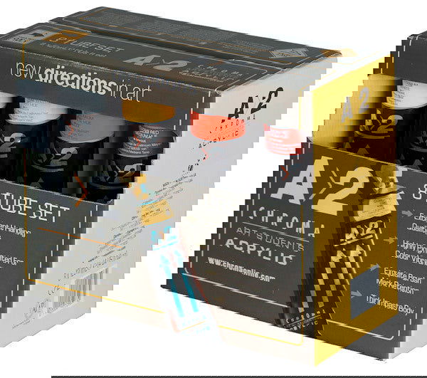 Chroma A2 Acrylic 120ml Set of 8 image 3