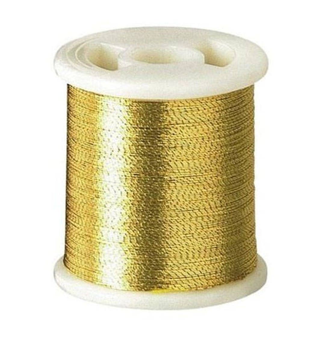 Clover Kantan Couture Bead Embroidery Thread GOLD