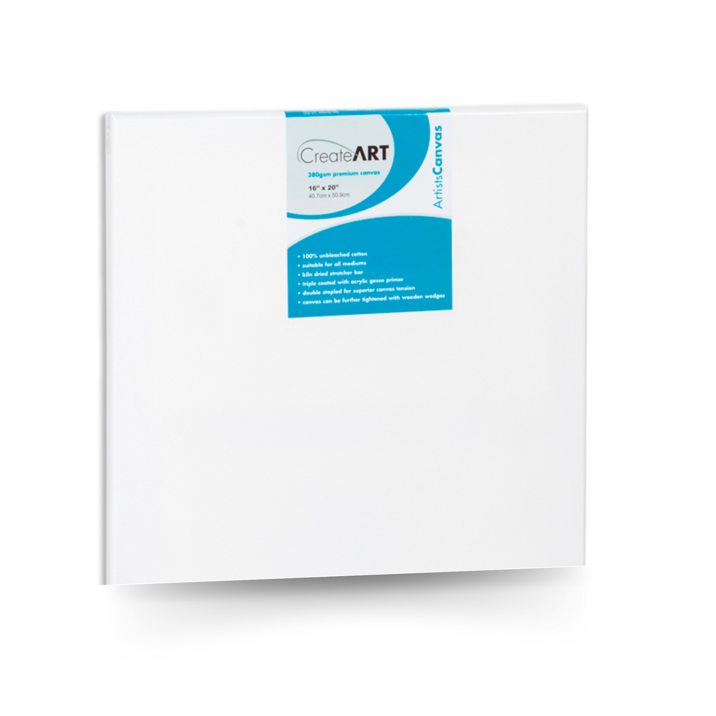 CreateART Artists Canvas 16mm Deep 380gsm 6x6 inch