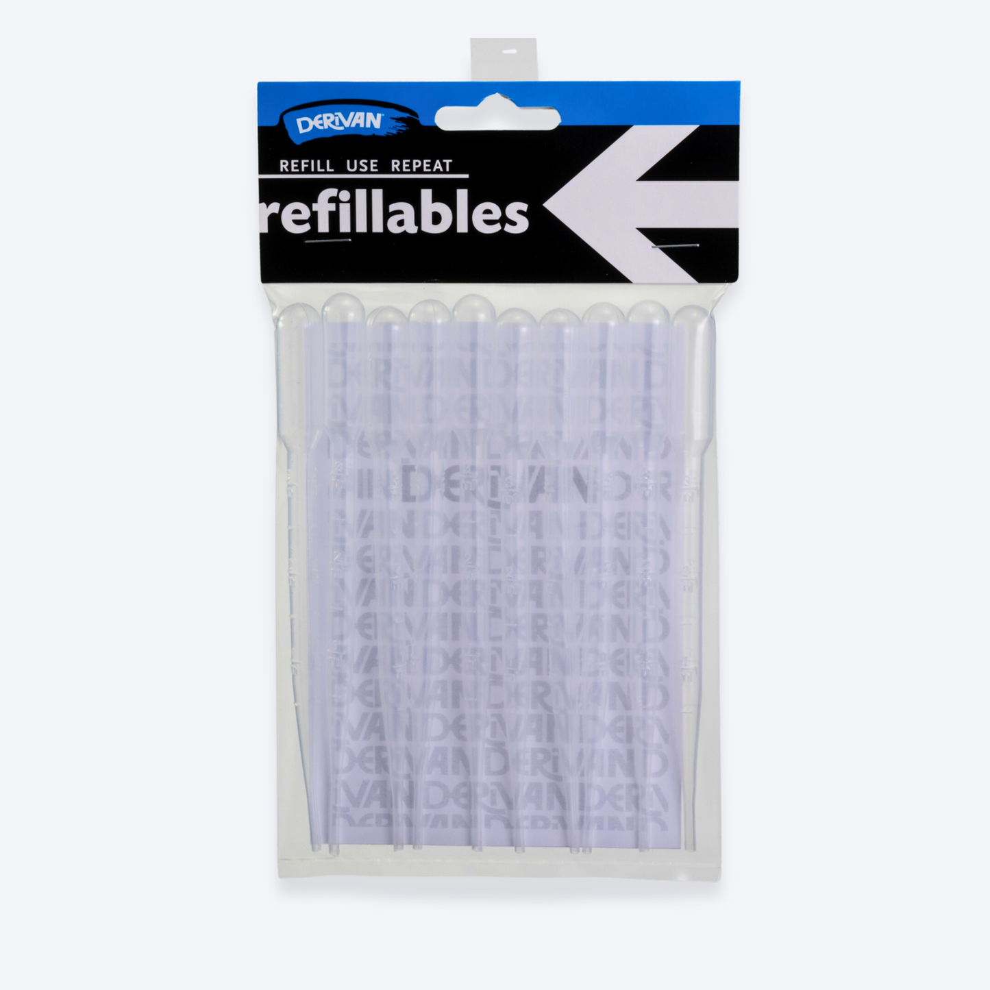DERIVAN REFILLABLES 10 x Plastic Pipettes 3ml Default Title