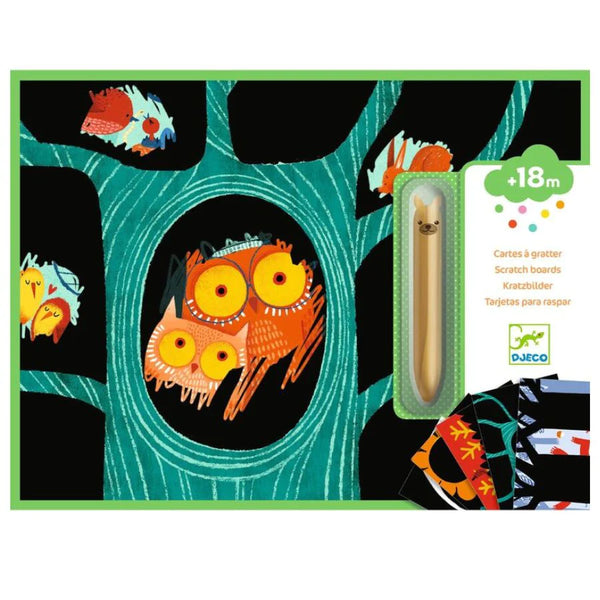 Djeco Scratch Cards - Learning About Animals